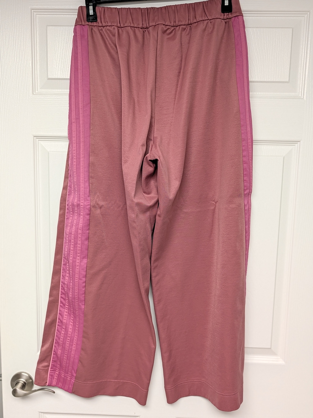 adidas Women's Pink Wide-Leg Pants XL - Picture 5 of 7